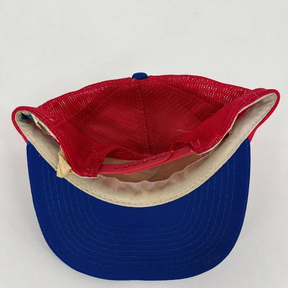 Vintage Sports Specialties Super Bowl XIX 1985 Trucker Hat Red White Blue NFL